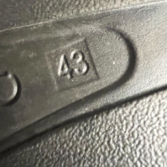 Mens Ecco brown leather slip on loafers casual dress shoe size 43 - Picture 6 of 7